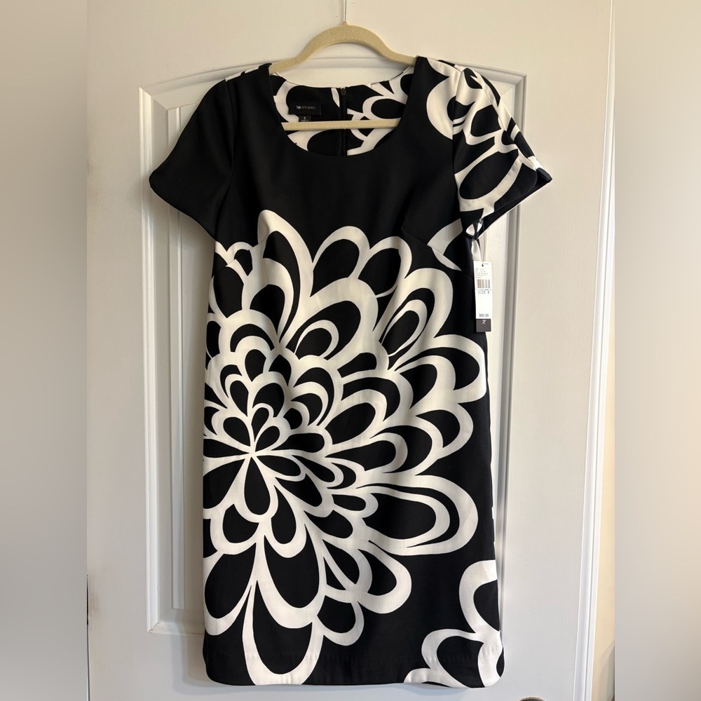 ▪️AB Studio Monochrome Patterned Dress
